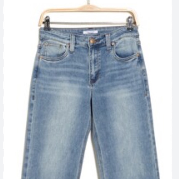 STS Blue High Rise Wide Leg Lt Blue Denim Jeans 27L - Picture 4 of 16